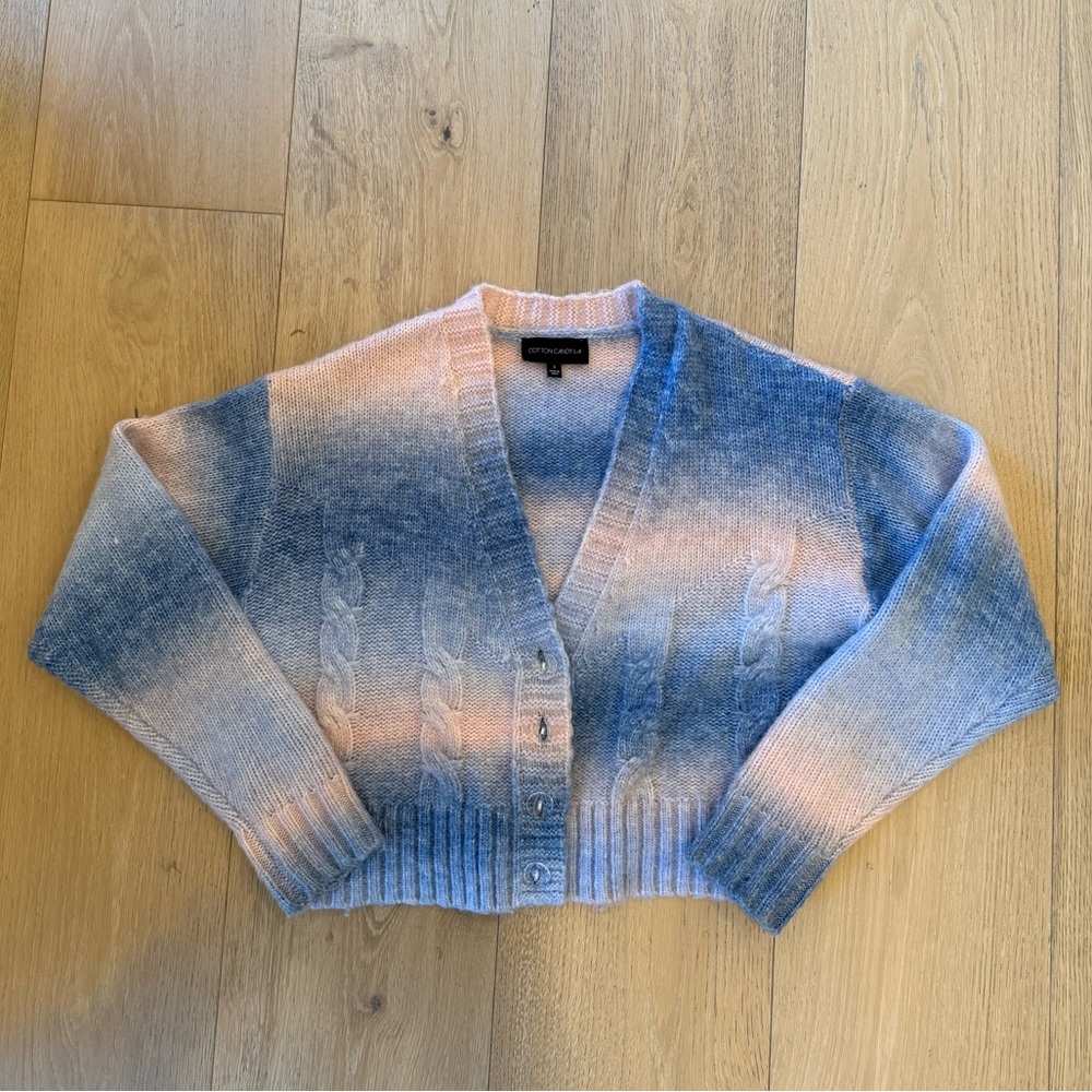 Cotton Candy LA Tie Dye Cardigan Sweater